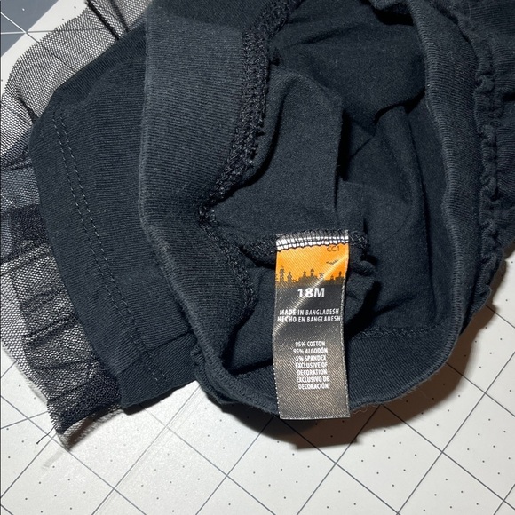 Black Skirt with Star Detail - Picture 2 of 5